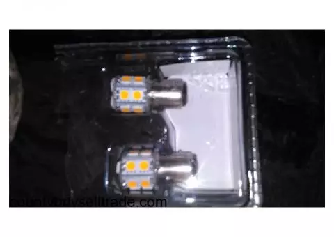Amber LED turn signal replacement bulbs